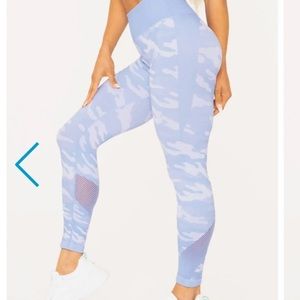 Ryderwear Camo Seamless Leggings - Blue